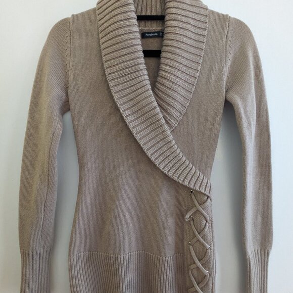 PATTY BOUTIK Tan Sweater - Picture 1 of 11